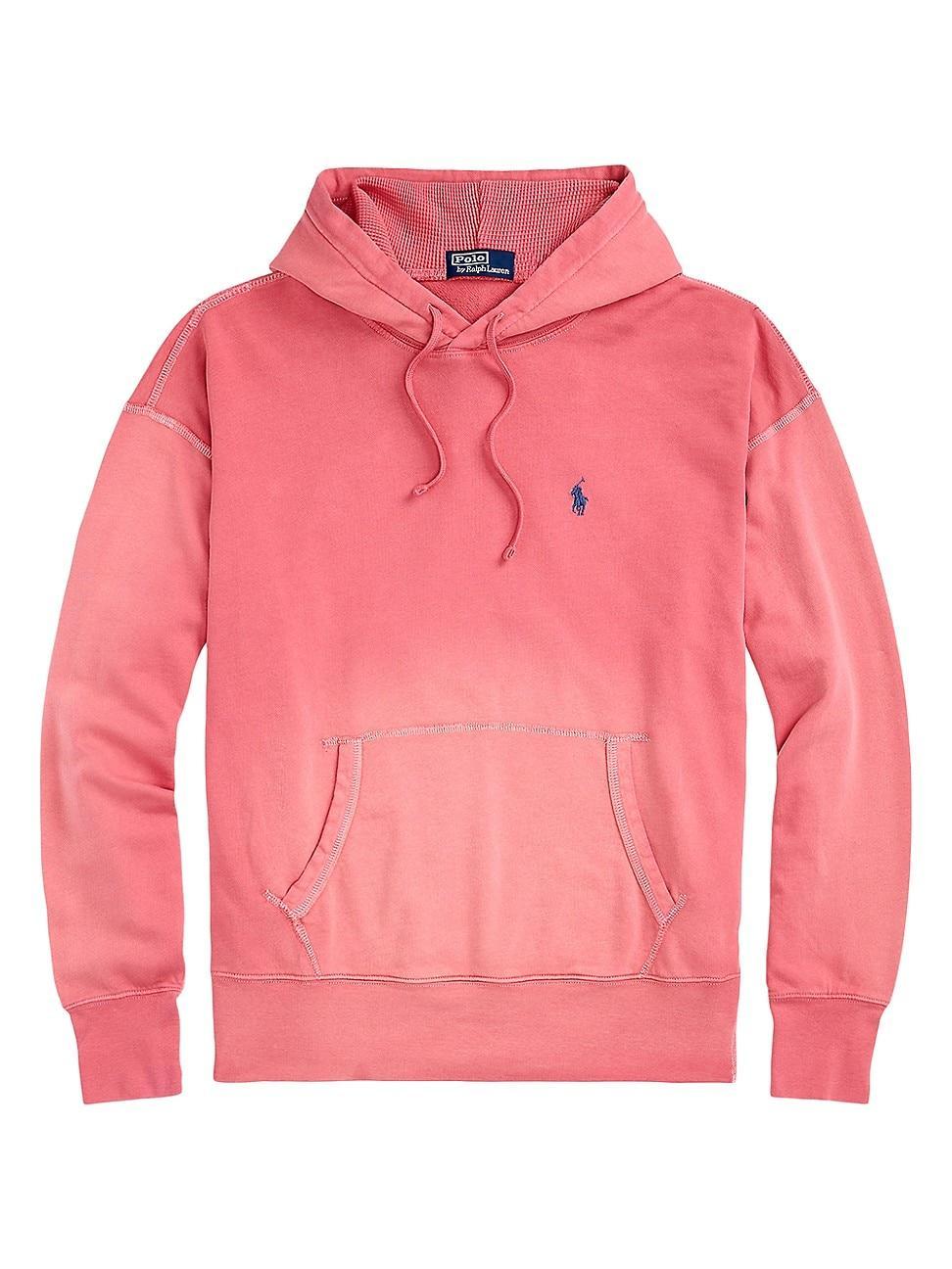 Mens Garment-Dyed Cotton Hoodie Product Image