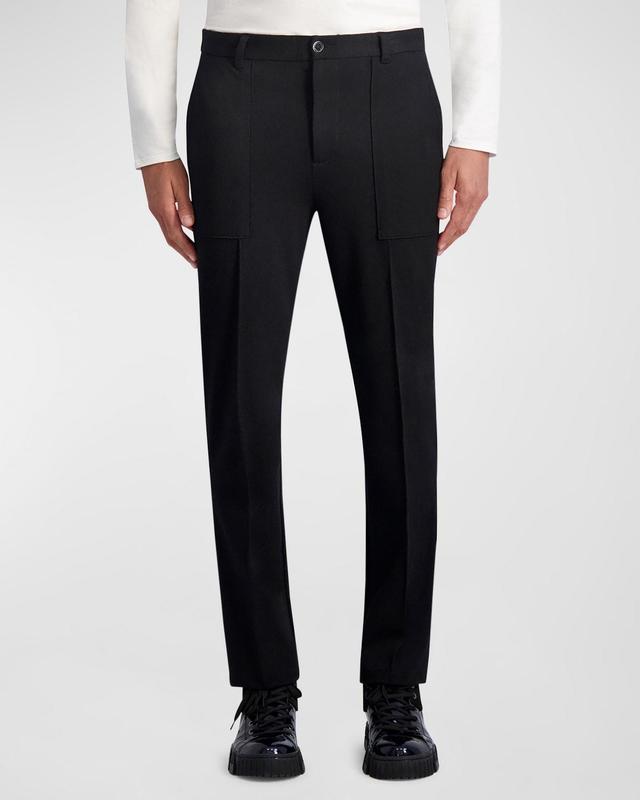 Mens Ponte Pinstripe Dress Pants Product Image