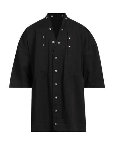 Man Shirt Black Size 42 Cotton, Elastane Product Image