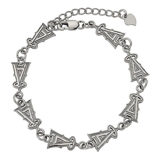 LogoArt Los Angeles Angels Logo Bracelet, Womens Red Product Image