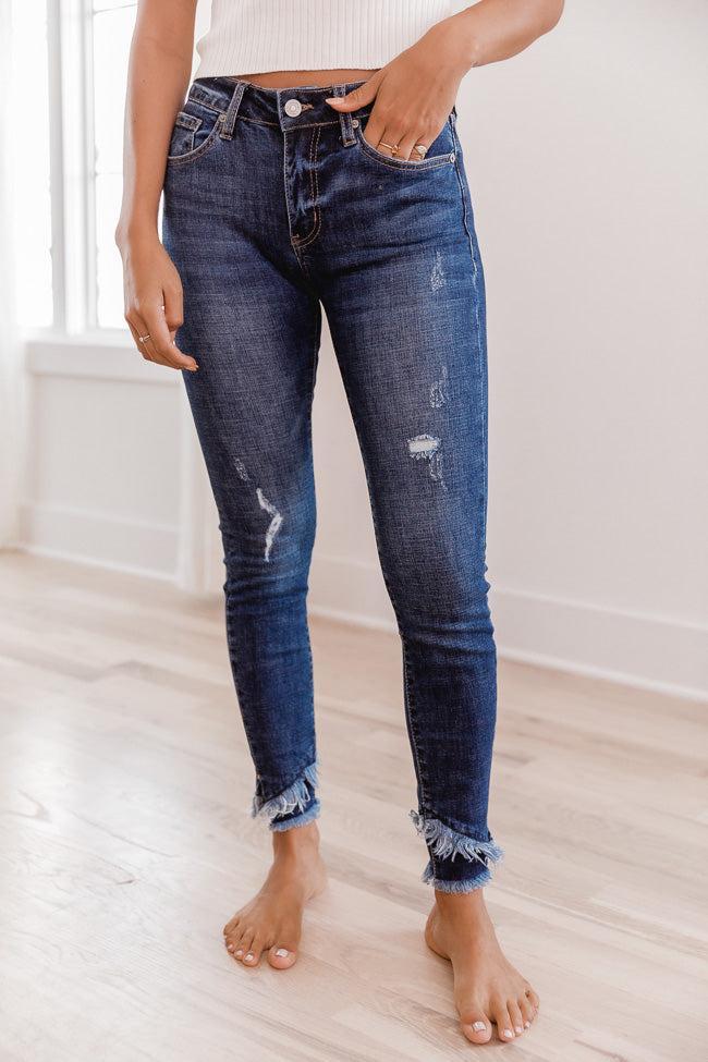 Jamie Dark Wash Skinny Jeans FINAL SALE Product Image