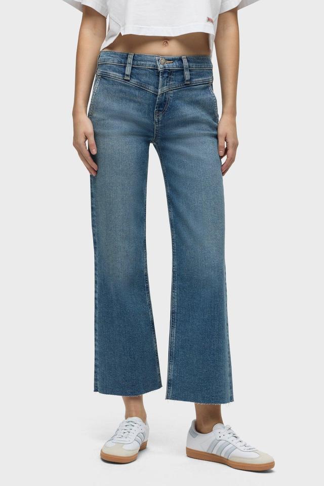 Rosie High-Rise Wide Leg Ankle Jean Female Product Image