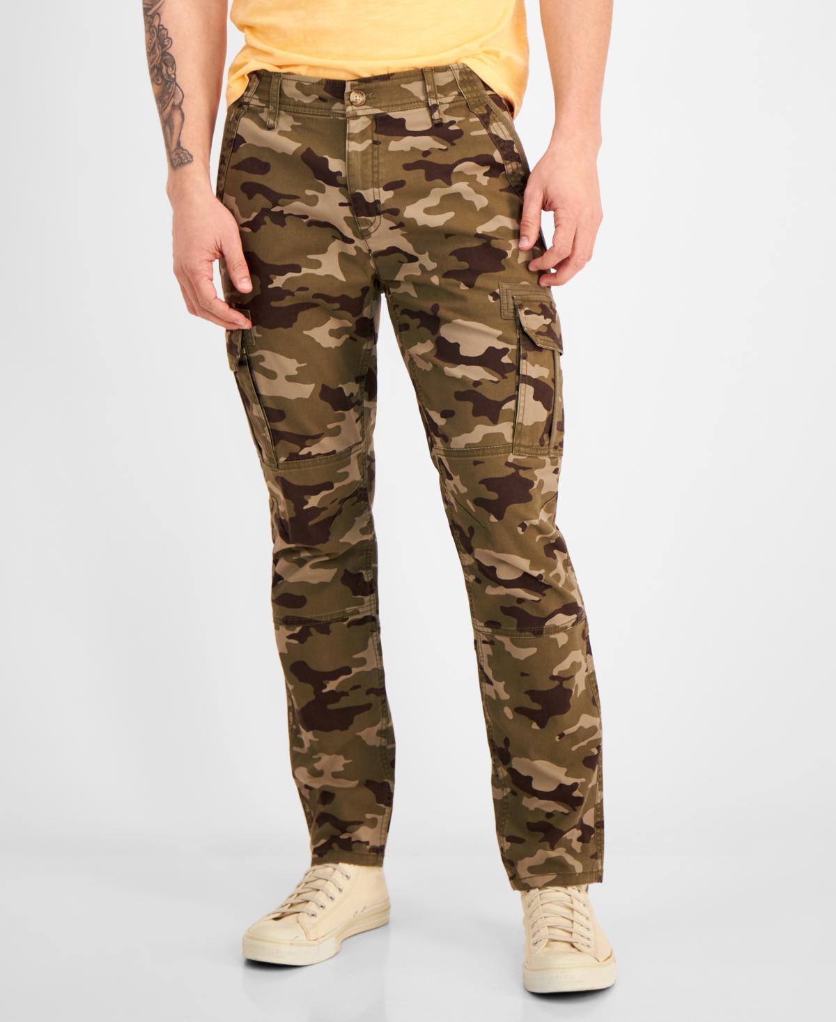 Sun + Stone Mens Morrison Camouflage Cargo Pants Product Image