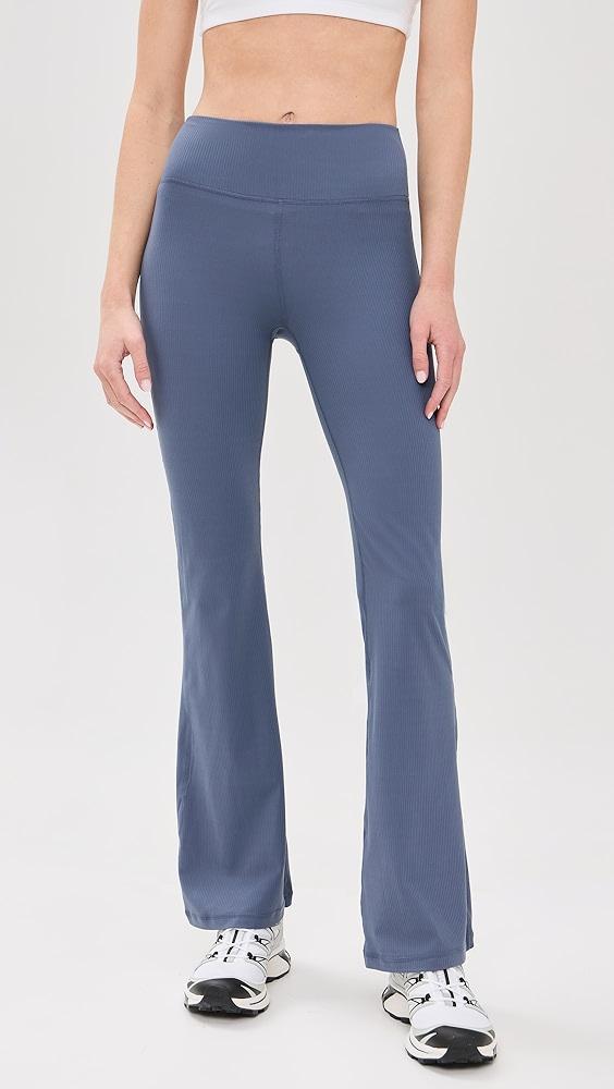 Sweaty Betty Goddess Rib Flare Trousers | Shopbop product image