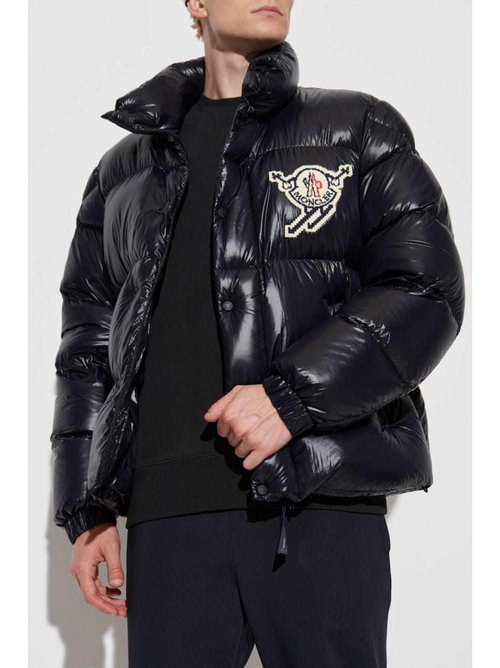 MONCLER Leste Light Weight Nylon Down Jacket In Black Product Image