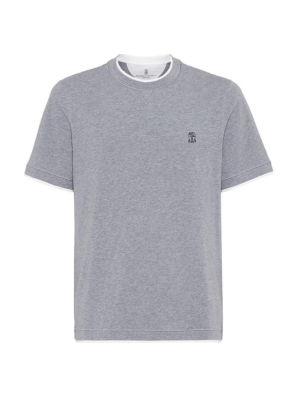 Mens Cotton Jersey Crew Neck T Shirt Product Image