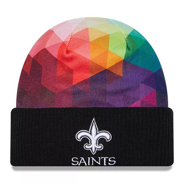 Mens New Era New Orleans Saints 2023 NFL Crucial Catch Cuffed Knit Hat Product Image