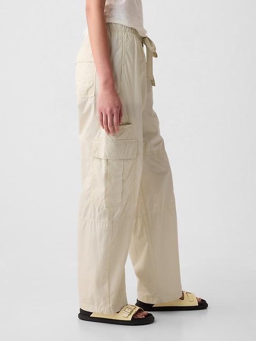 Mid Rise Cargo Parachute Pants Product Image