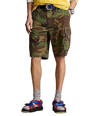 Polo Ralph Lauren Gellar Relaxed Fit Camo Cargo 10.5 Inseam Shorts Product Image