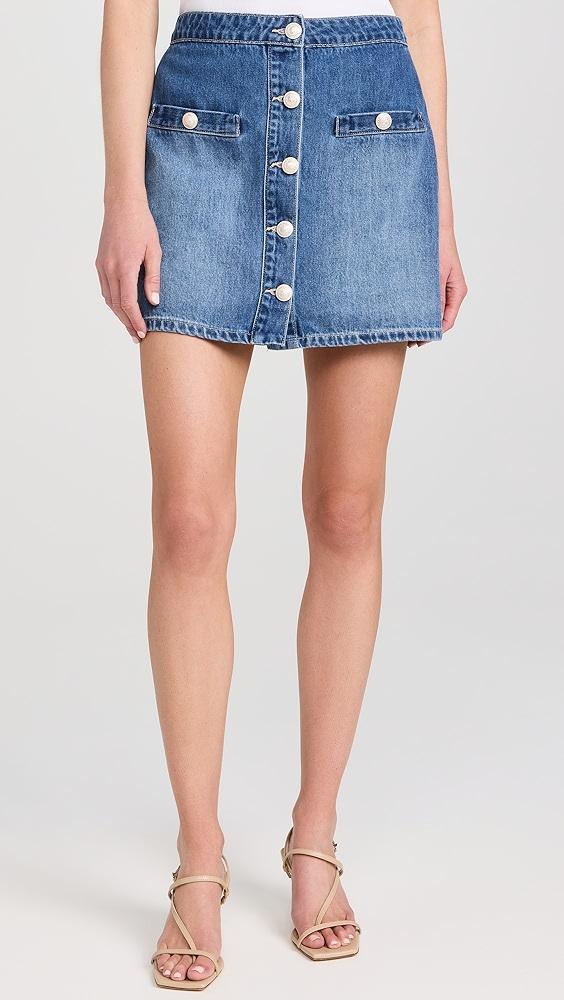 L'AGENCE Kris Mini Skirt | Shopbop Product Image