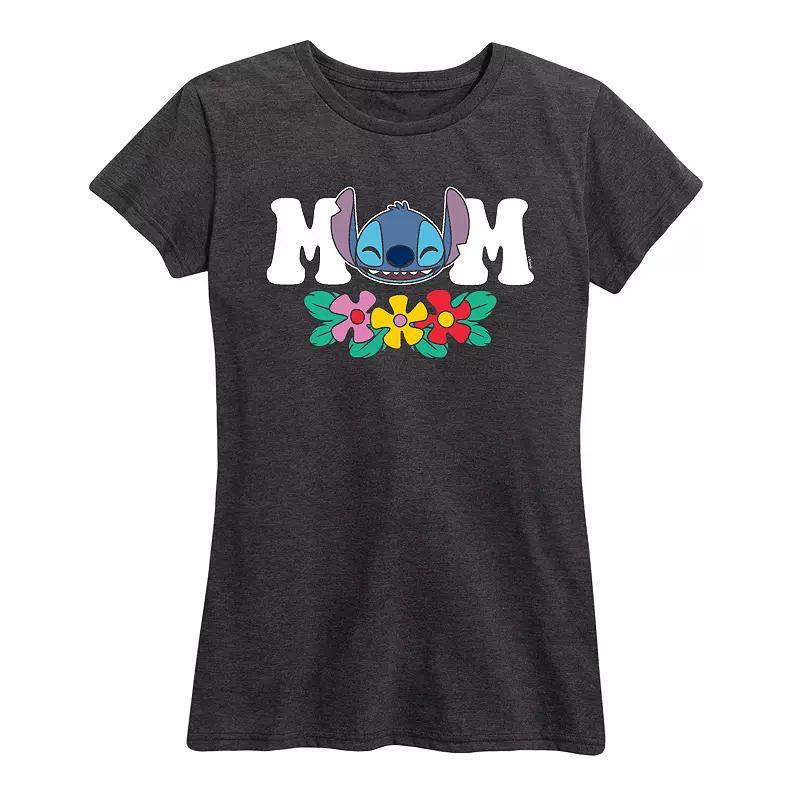 Disneys Lilo & Stitch Womens Mom Graphic Tee Product Image