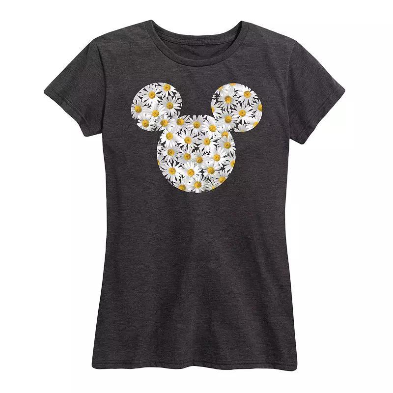 Disneys Mickey Mouse Womens Daisies Graphic Tee Product Image