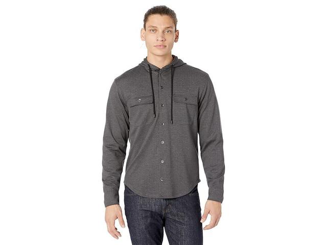 Fundamental Coast Talbot Hooded Shirt (Iron) Men's Clothing Product Image