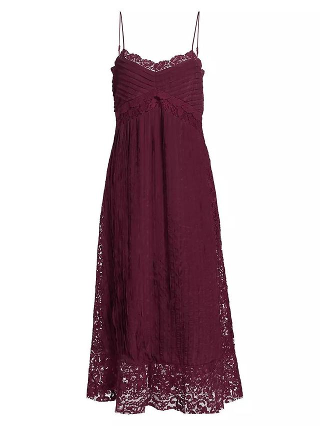 Lace Sleeveless Midi-Dress Product Image