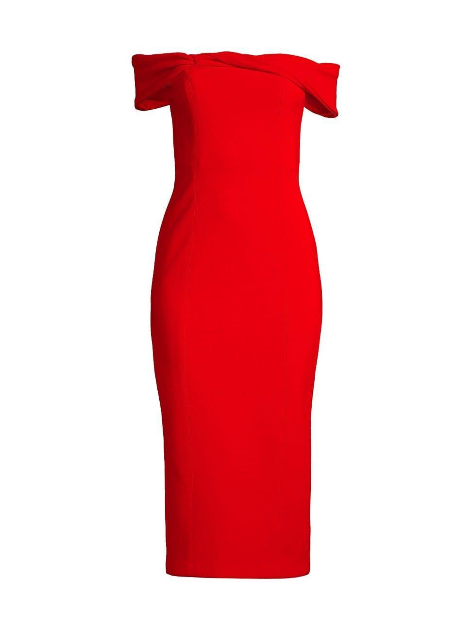 Womens Bernadine Strapless Midi-Dress Product Image