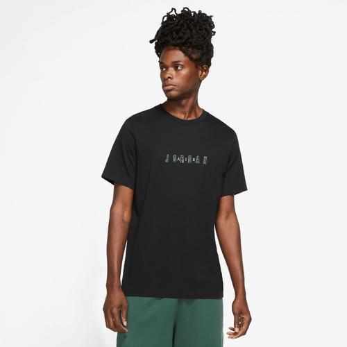 Jordan Mens Essential Crew 2 - Black/Green Product Image