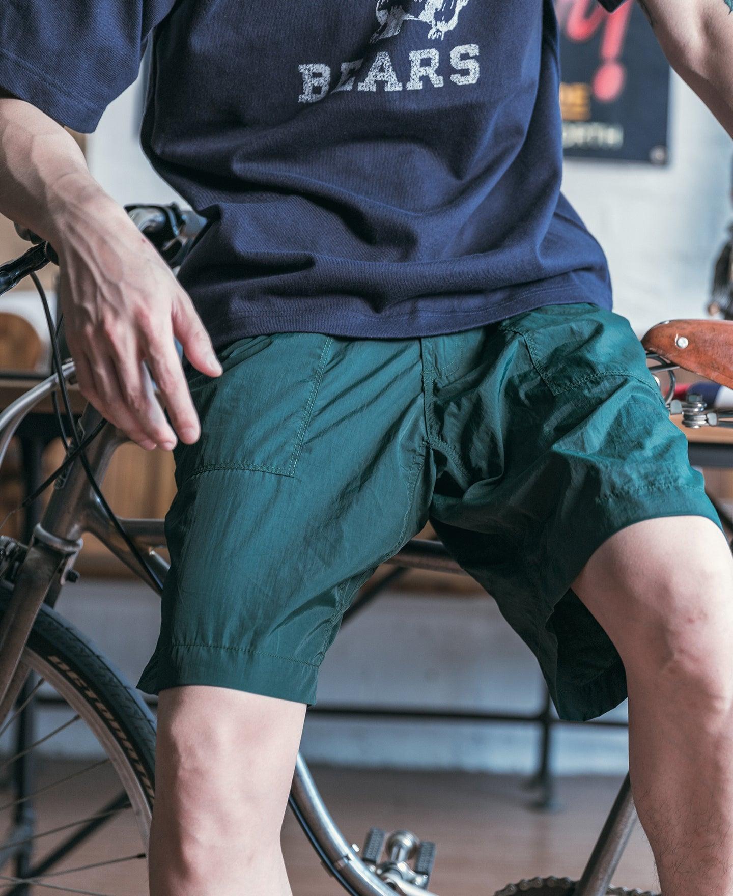 Nylon Climbers' Shorts - Green Product Image