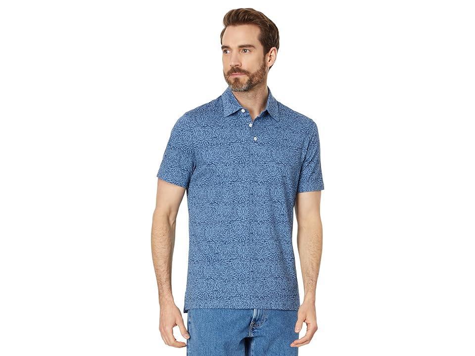 Faherty Ss Movement Pique Polo (Hilo Rose Floral Print) Men's Short Sleeve Knit Product Image