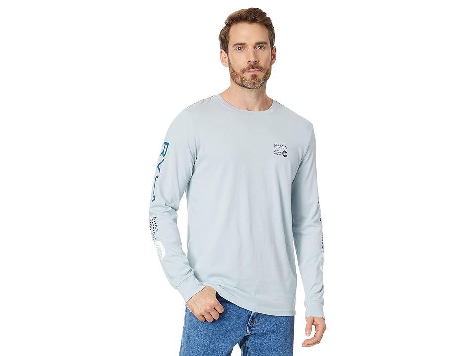 RVCA Mens Artist Network Program Long Sleeve T-Shirt - Blueedium Product Image