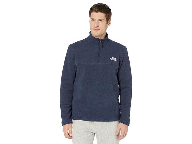 The North Face Tsillan 1/4 Zip (Summit Navy Heather) Men's Coat Product Image