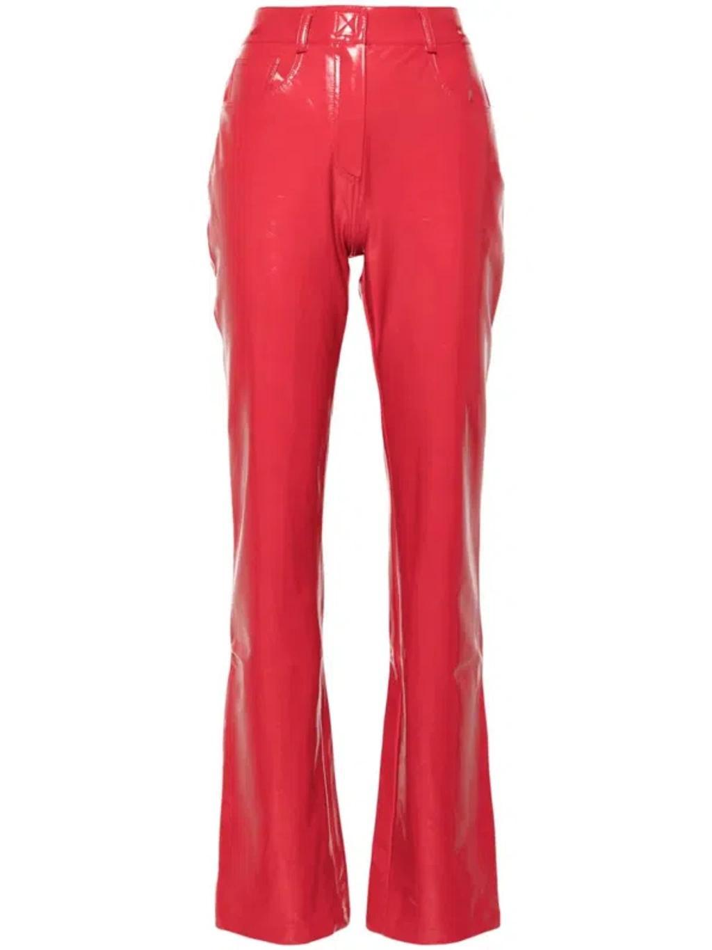 NORMA KAMALI Jeans In Red Product Image