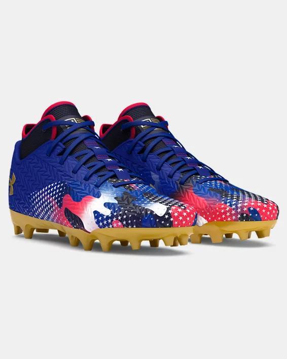 Men's UA Spotlight 4 MC USA Football Cleats Product Image