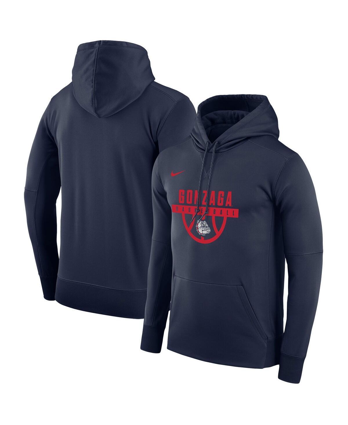 Mens Nike Navy Gonzaga Bulldogs Basketball Drop Circuit Pullover Hoodie Zag Blue Product Image