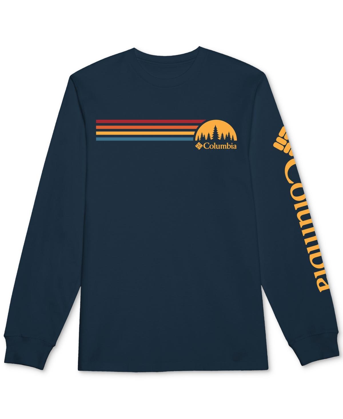 Columbia Mens Woodland Long-Sleeve Graphic T-Shirt Product Image