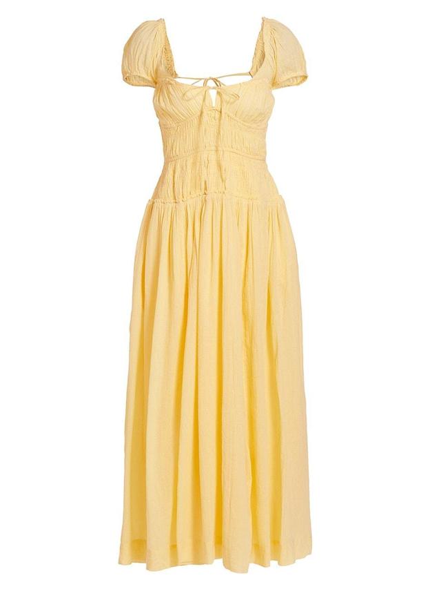 Womens Feeling Bonita Shirred Maxi Dress Product Image