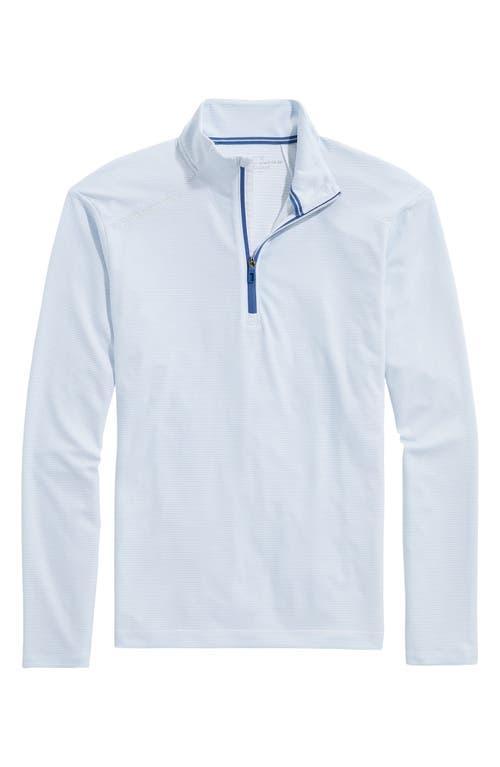 Vineyard Vines Sankaty Quarter-Zip (Coastline) Women's Short Sleeve Knit Product Image