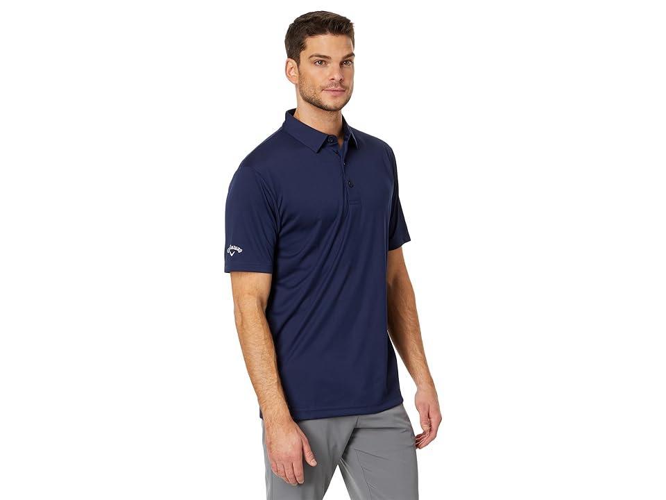 Callaway Tournament Short Sleeve Polo (Peacoat) Men's Clothing Product Image