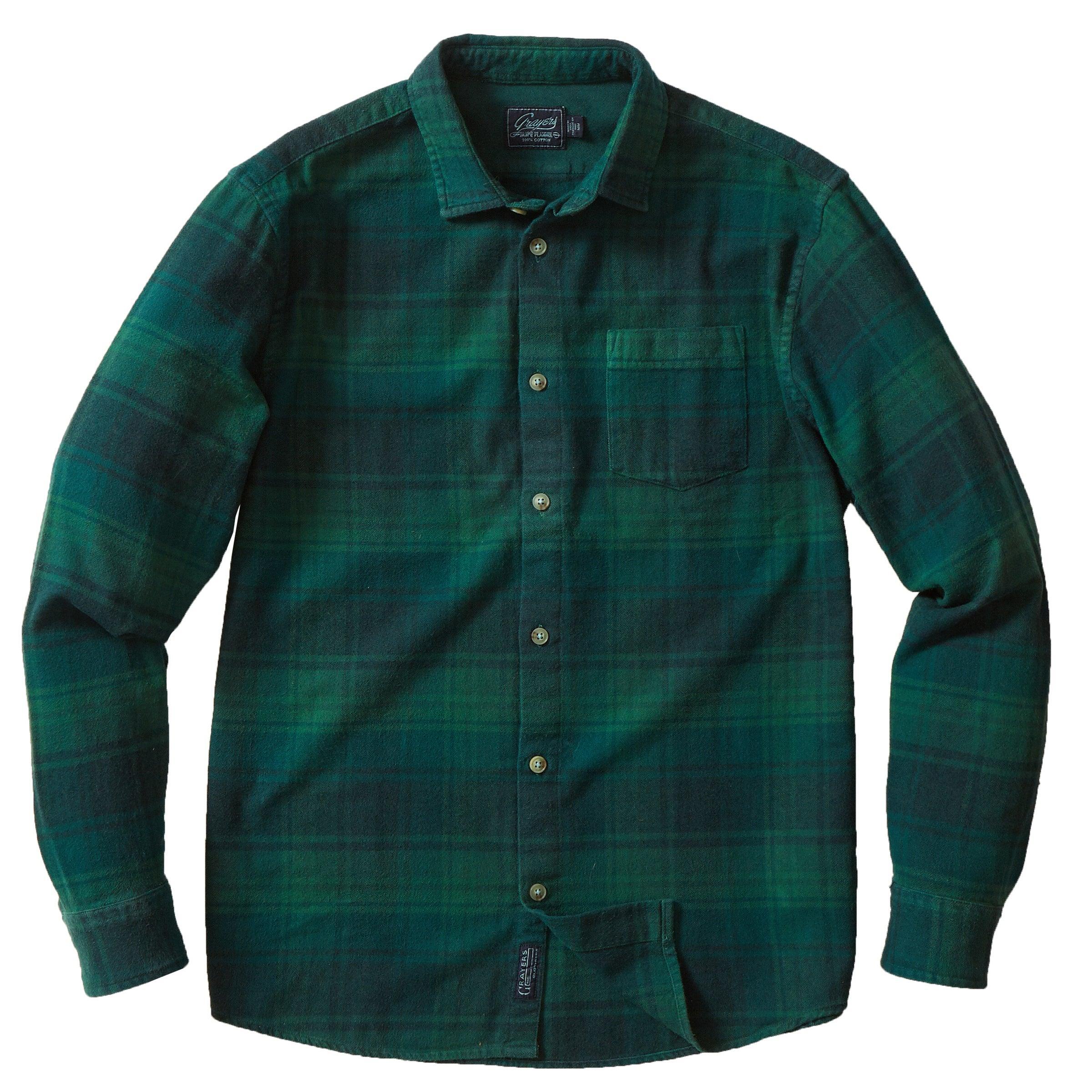 Palisades 3 Ply Jaspe Flannel - Verdant Green Plaid Product Image