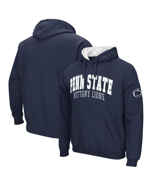 Mens Colosseum Penn State Nittany Lions Double Arch Pullover Hoodie Blue Product Image