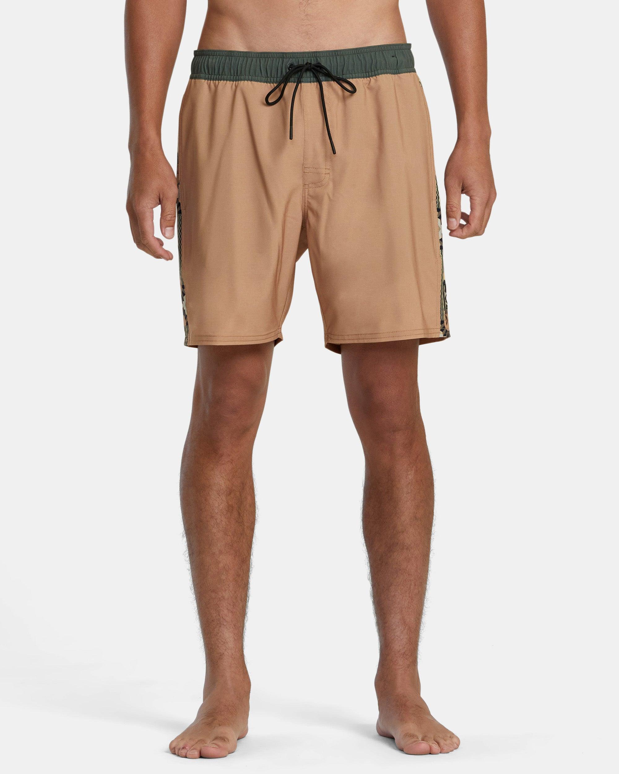 Apex Elastic Waist Boardshorts 17" - Camel Product Image