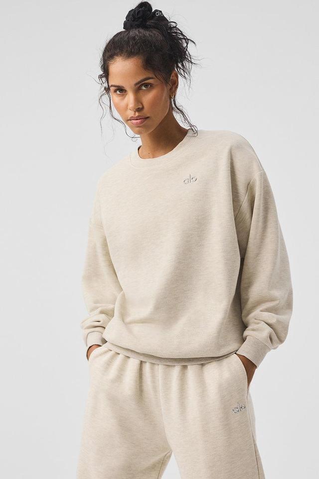 Accolade Crew Neck Pullover - Oatmeal Heather Female Product Image