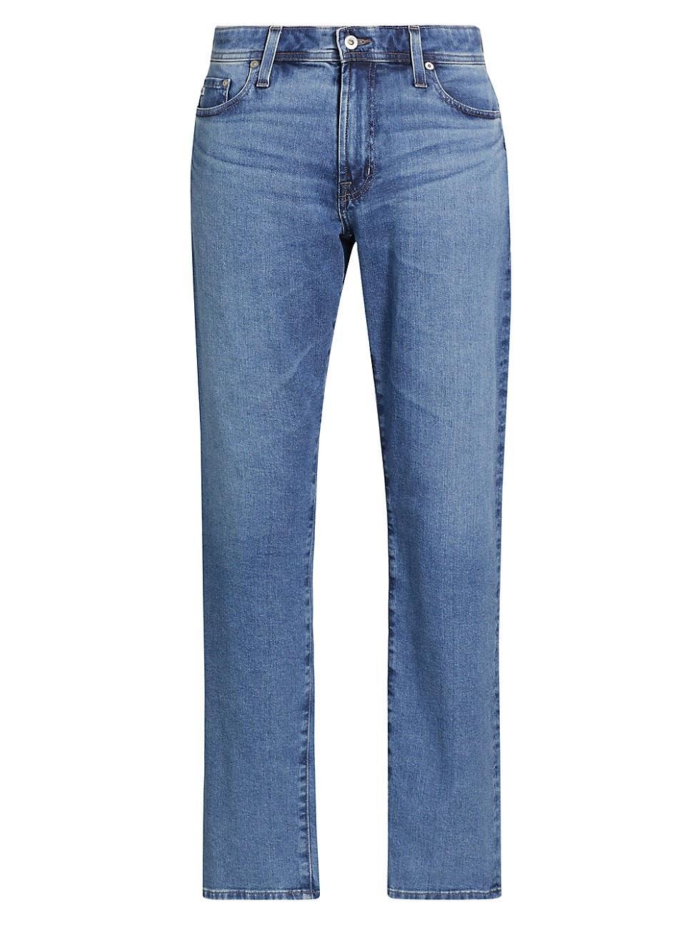 Mens Everett Mid-Rise Straight-Leg Jeans Product Image