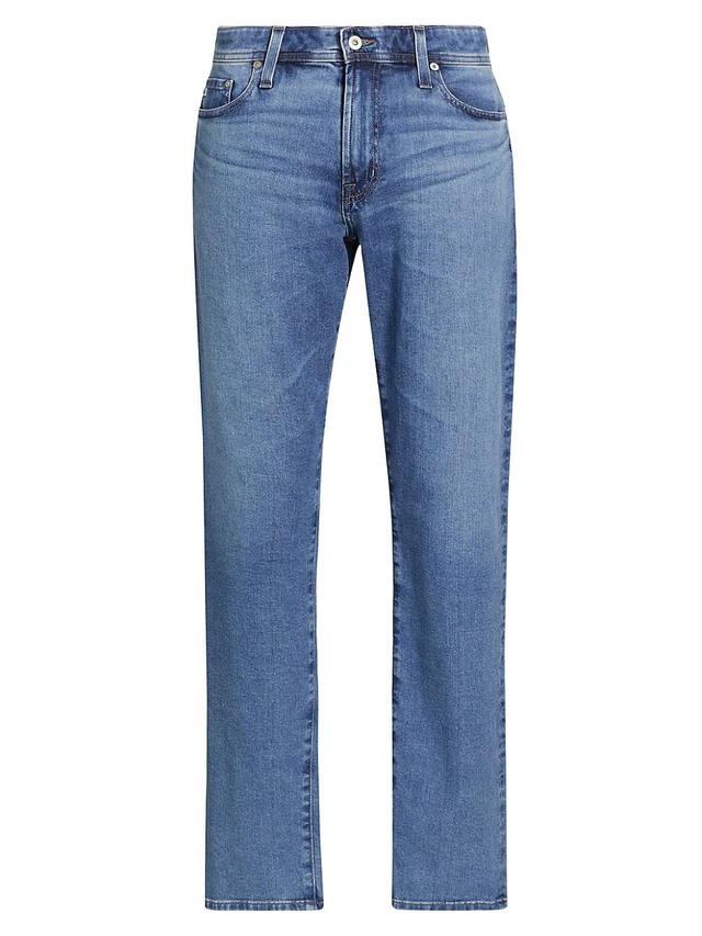 Mens Everett Mid-Rise Straight-Leg Jeans Product Image