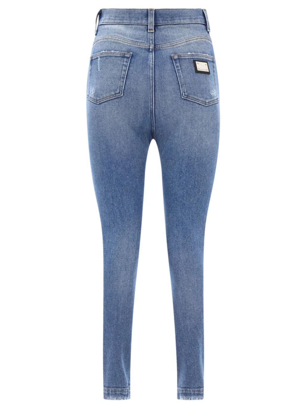 DOLCE & GABBANA Blue Grace Jeans Product Image