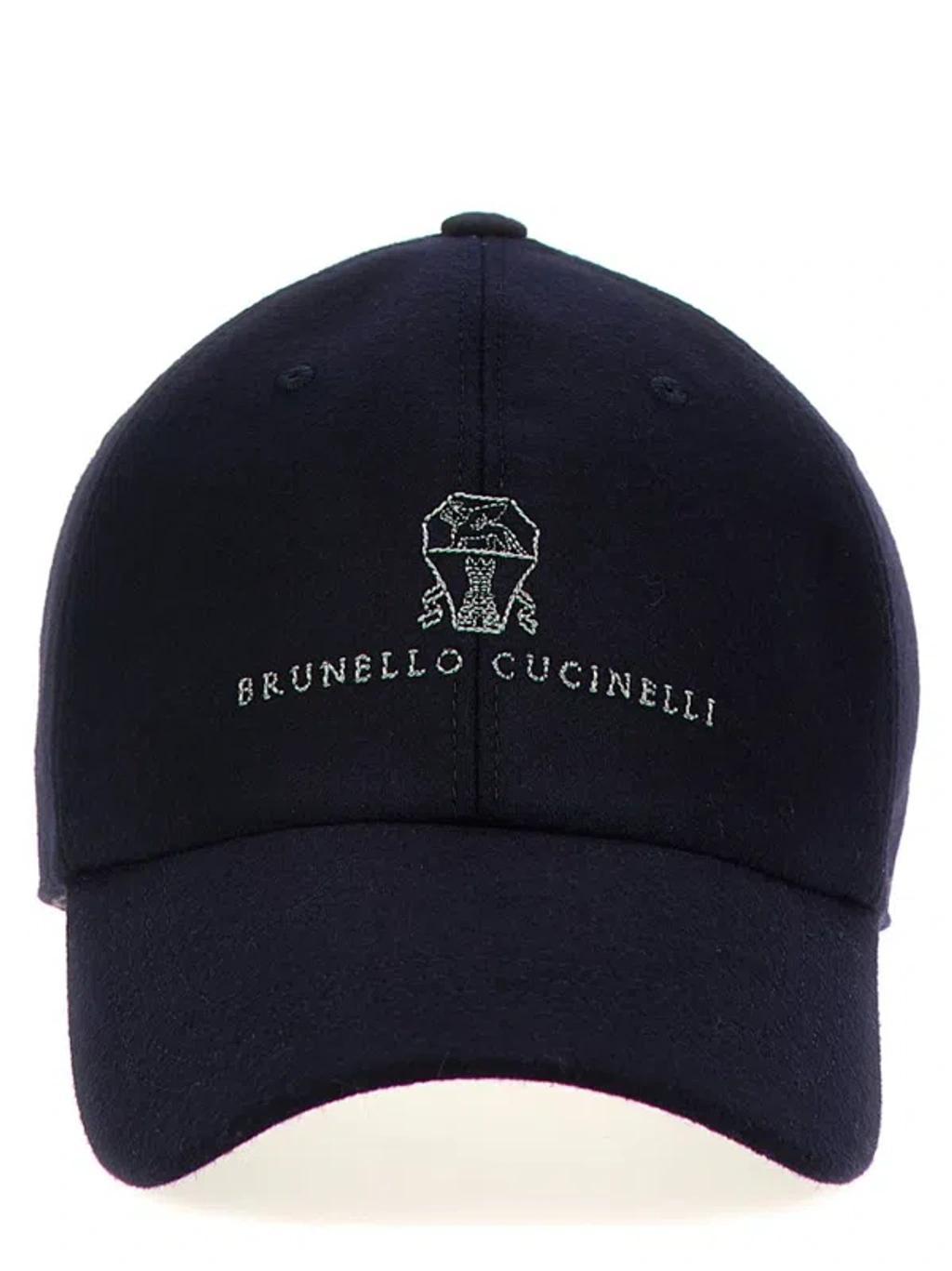 Logo Embroidered Baseball Cap In Navy Product Image