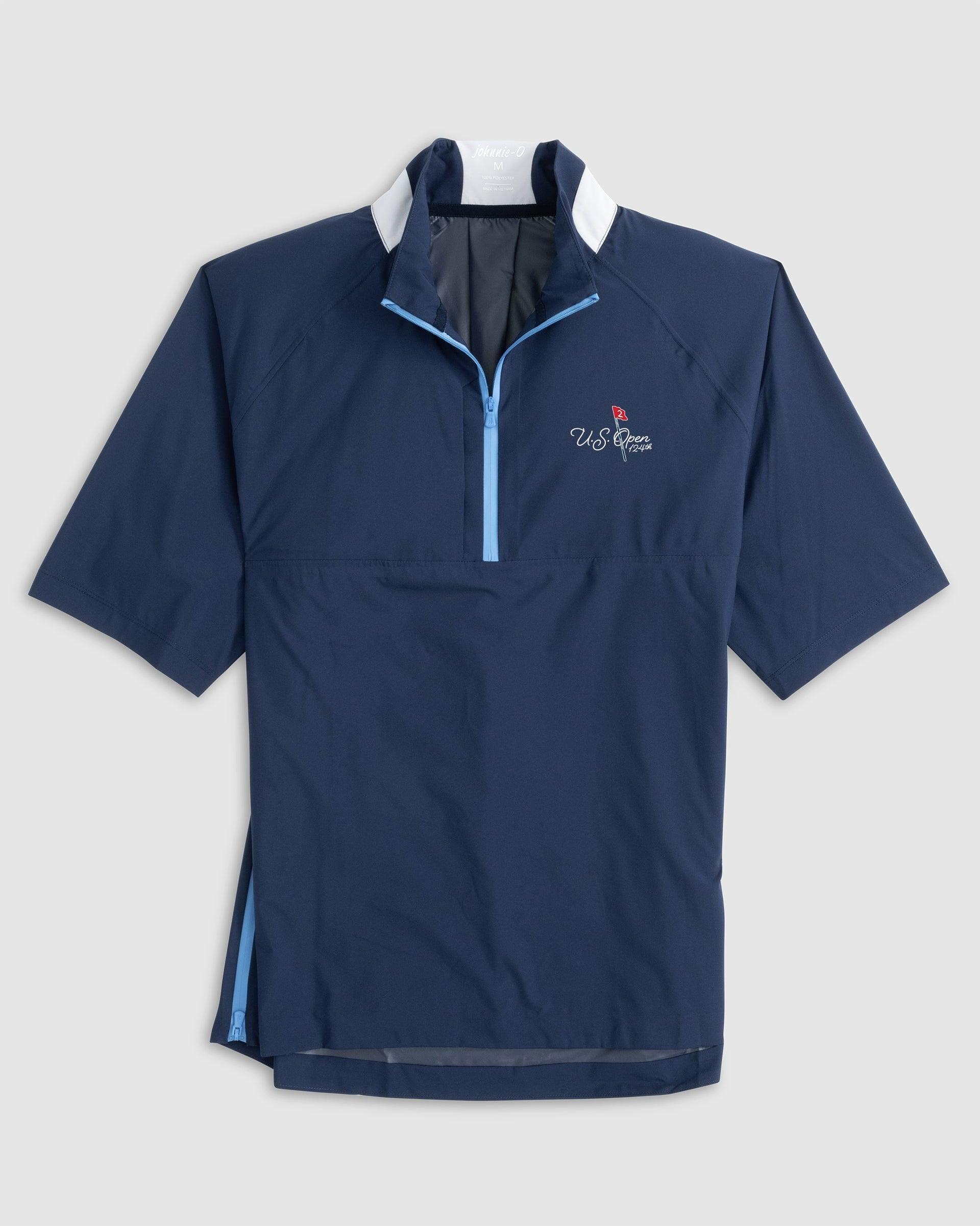 124th U.S. Open Stealth Stowable Short Sleeve Rain Jacket - Script Logo Product Image