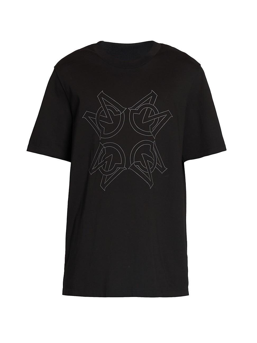 Moncler Interlocking Logo Cotton Graphic Tee Product Image