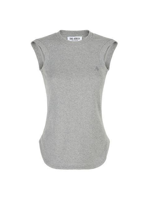 "Reese" melange grey tank top Product Image