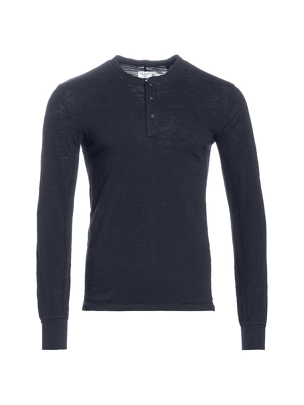 Rag & Bone Classic Henley White. (also in ). Product Image