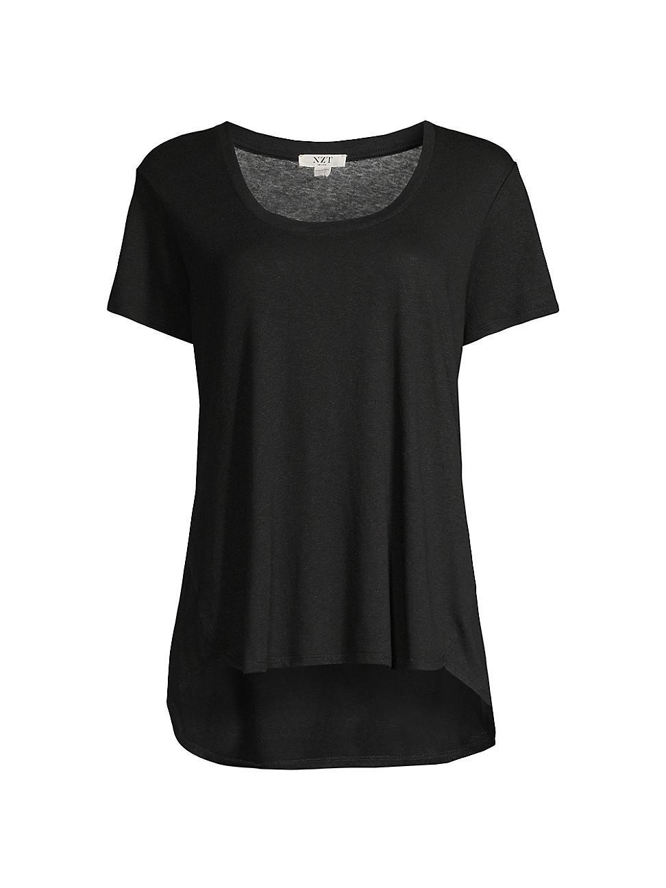 NZT by NIC+ZOE Stretch Cotton Shirttail T-Shirt Product Image