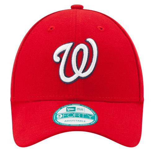 New Era Mens New Era Nationals 9Forty Adjustable Cap - Mens Red/Red Product Image