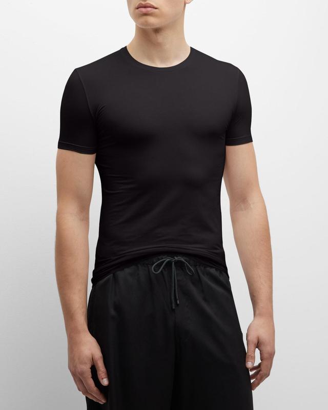 Mens Slim Fit Micromodal Crewneck T-Shirt Product Image