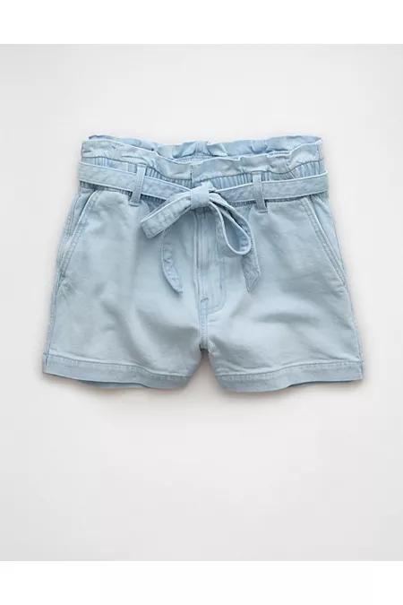 AE Stretch Paper Bag Denim Mom Short Womens product image