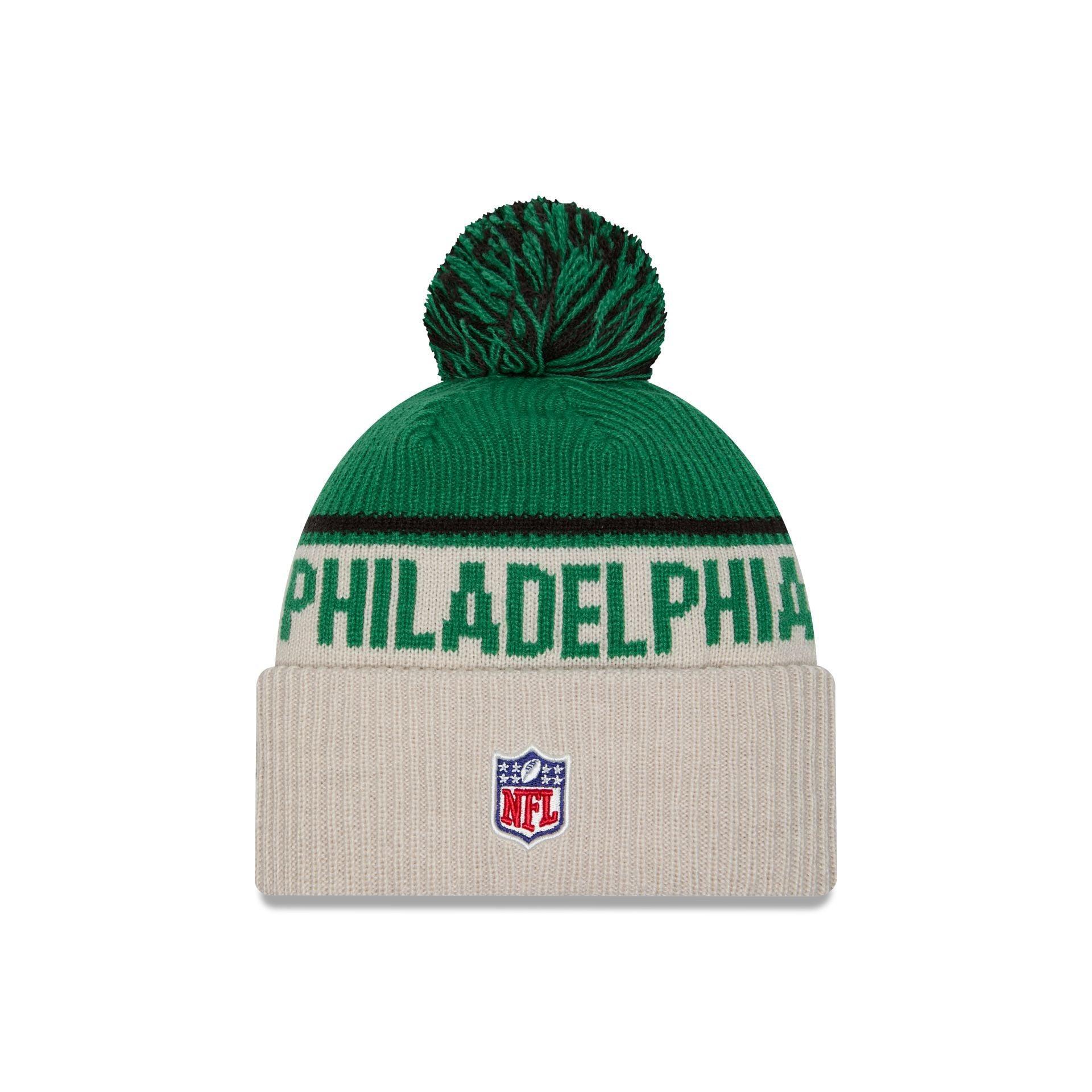 Philadelphia Eagles 2024 Cold Weather Historic Pom Knit Hat Male Product Image