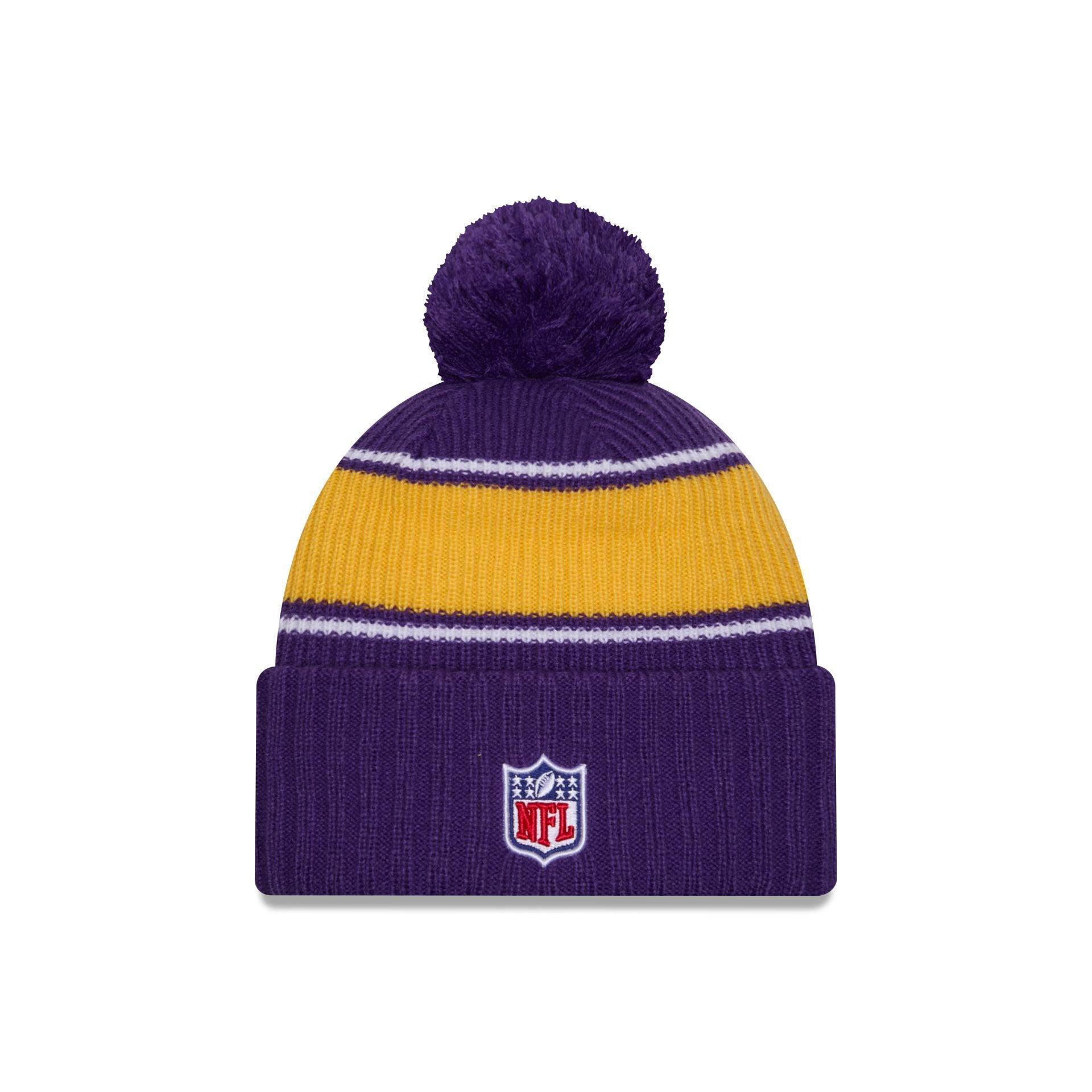 Minnesota Vikings 2024 Cold Weather Sport Pom Knit Hat Male Product Image