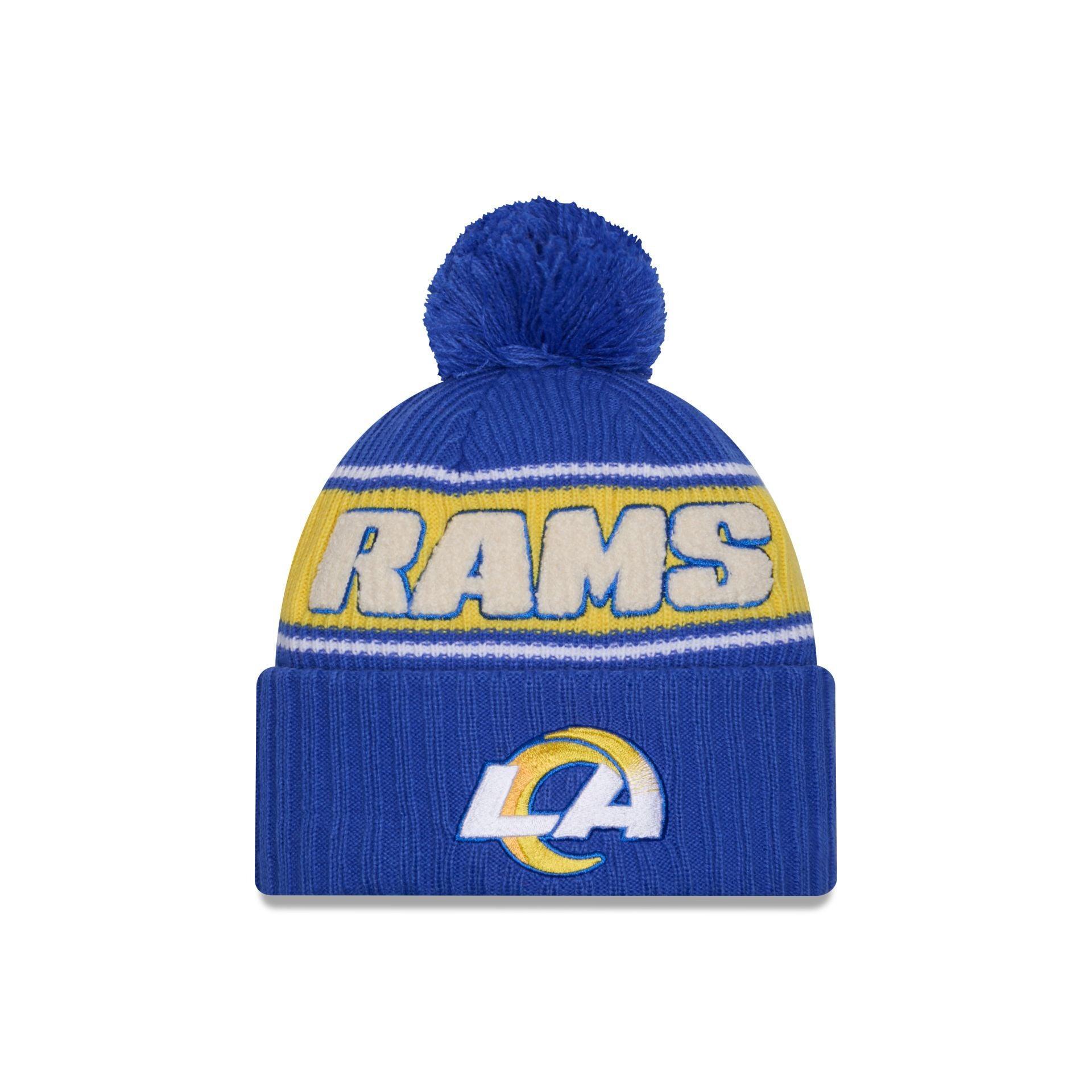 Los Angeles Rams 2024 Cold Weather Sport Pom Knit Hat Male Product Image